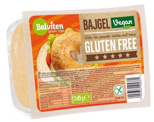Bajgle z sezamem bezglutenowe (2 szt.) 170 g - BALVITEN