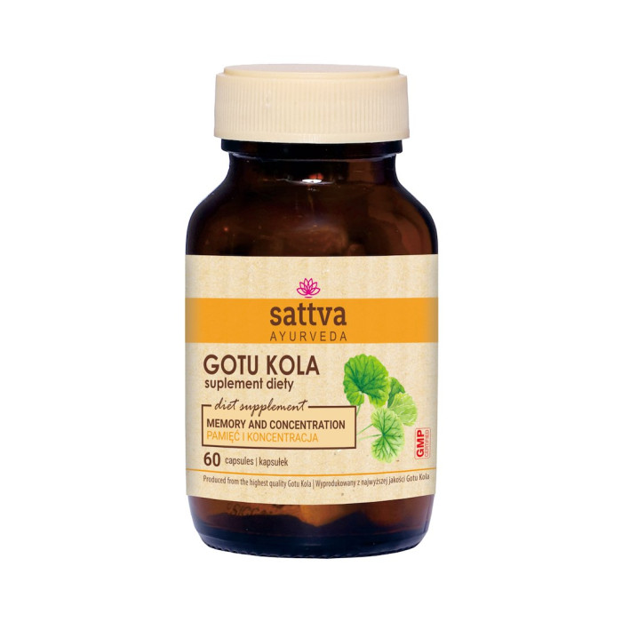 Gotu kola ekstrakt (450 mg) 60 kapsułek - SATTVA (FOODS)