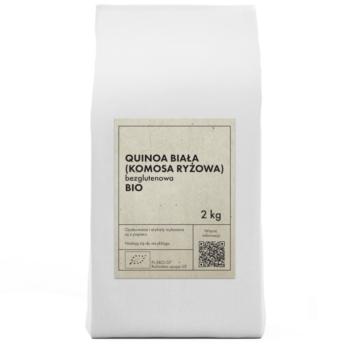Quinoa biała (komosa ryżowa) bezglutenowa BIO 2 kg - THE PLANET