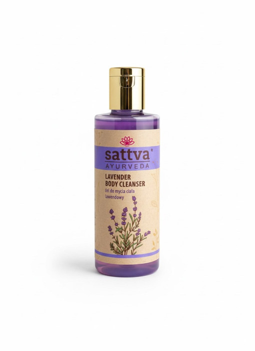 Żel do mycia ciała lawendowy 210 ml - SATTVA (AYURVEDA)