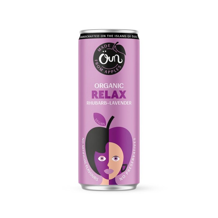 Napój na relaks rabarbar - lawenda BIO 250 ml - ÖUN