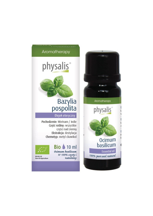 Olejek eteryczny bazylia pospolita BIO 10 ml - PHYSALIS