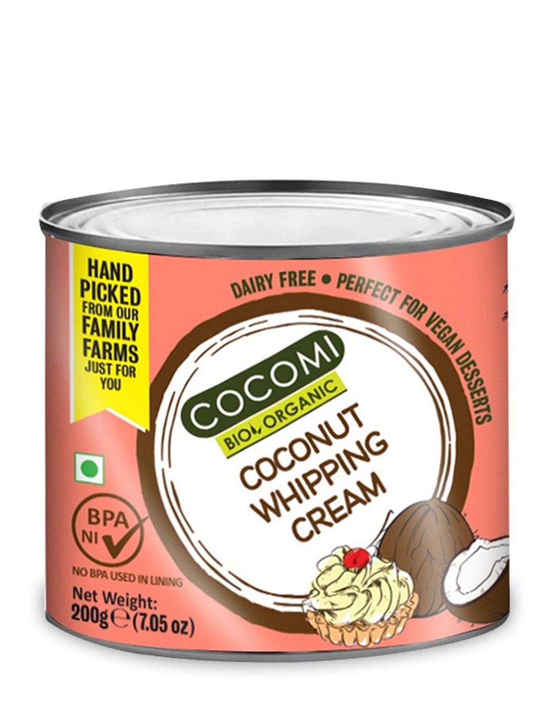 Krem kokosowy do ubijania BIO 200 g - COCOMI