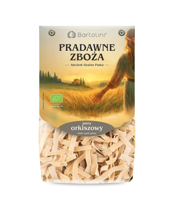 Makaron (orkiszowy) wstążki BIO 250 g - BARTOLINI (PRADAWNE ZBOŻA)