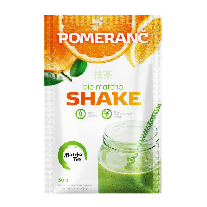 Shake z matchą i pomarańczą bezglutenowy BIO 30 g - AMYLON