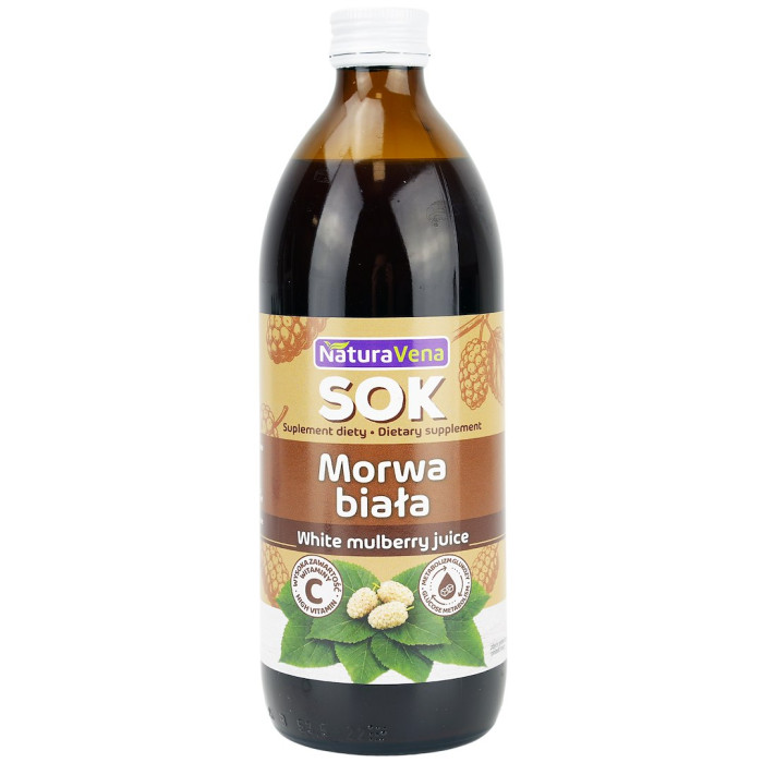 Sok morwa biała 500 ml - NATURAVENA