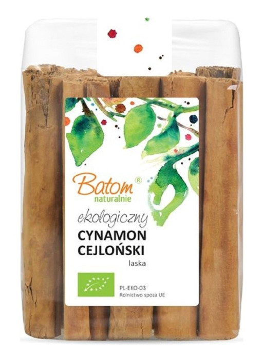 Cynamon cejloński laska BIO 125 g - BATOM
