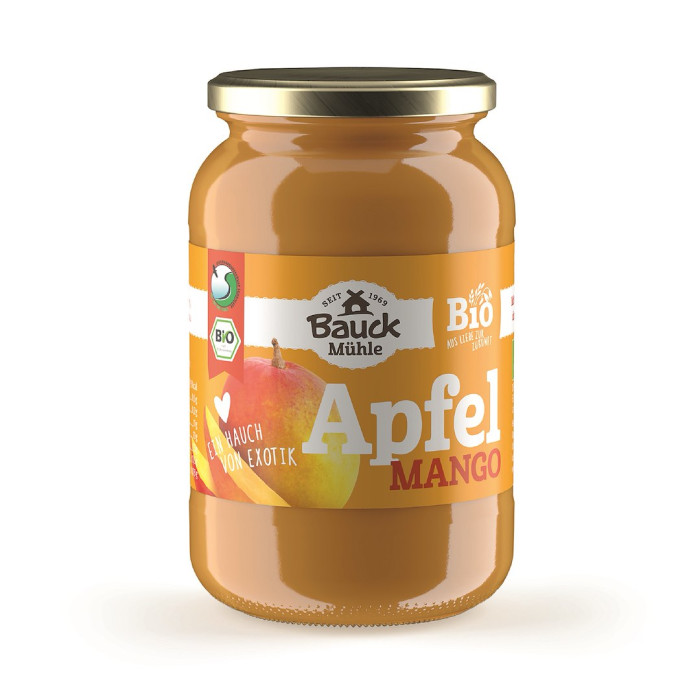 Mus jabłko - mango bez dodatku cukrów BIO 360 g - BAUCK MUHLE