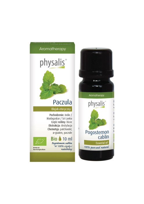 Olejek eteryczny paczula BIO 10 ml - PHYSALIS