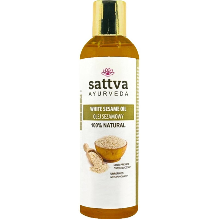 Olej sezamowy tłoczony na zimno 250 ml - SATTVA (FOODS)
