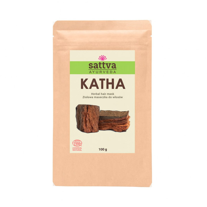 Maseczka ziołowa do włosów katha eco 100 g - SATTVA (AYURVEDA)
