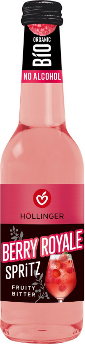 Drink musujący bezalkoholowy berry royale BIO 330 ml - HOLLINGER