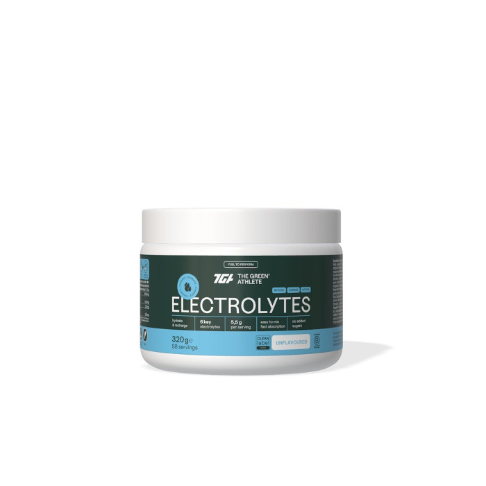 Elektrolity bezsmakowe bezglutenowe 320 g - THE GREEN ATHLETE
