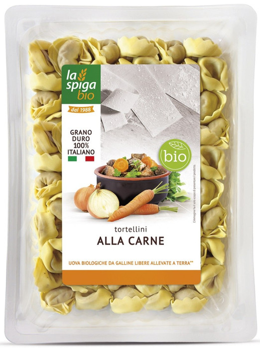 Tortellini świeże z mięsem i jajkiem BIO 250 g - LA SPIGA