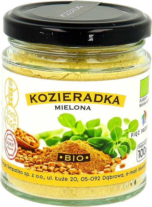 Kozieradka mielona bezglutenowa BIO 100 g - PIĘĆ PRZEMIAN