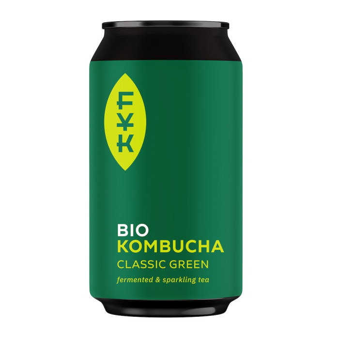 Kombucha herbata zielona bezglutenowa BIO 330 ml - FOREVER YOUNG KOMBUCHA