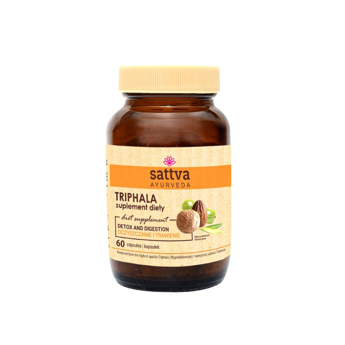 Triphala ekstrakt (450 mg) 60 kapsułek - SATTVA (FOODS)