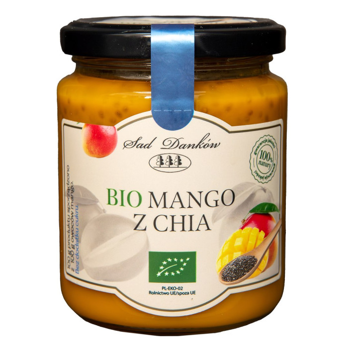 Mango z chia bez dodatku cukrów BIO 250 g - SAD DANKÓW