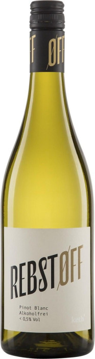 Wino bezalkoholowe pinot blanc białe półwytrawne BIO 750 ml - KETH (REBSTOFF)