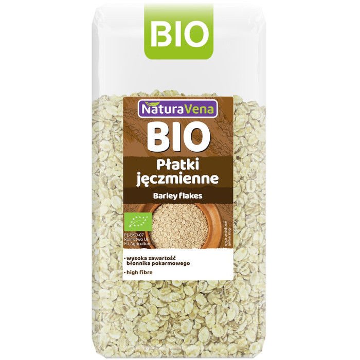 Płatki jęczmienne BIO 300 g - NATURAVENA