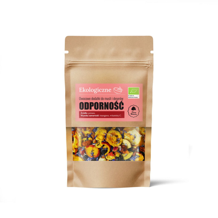 Owocowe dodatki do musli i deserów odporność BIO 20 g - DARY NATURY