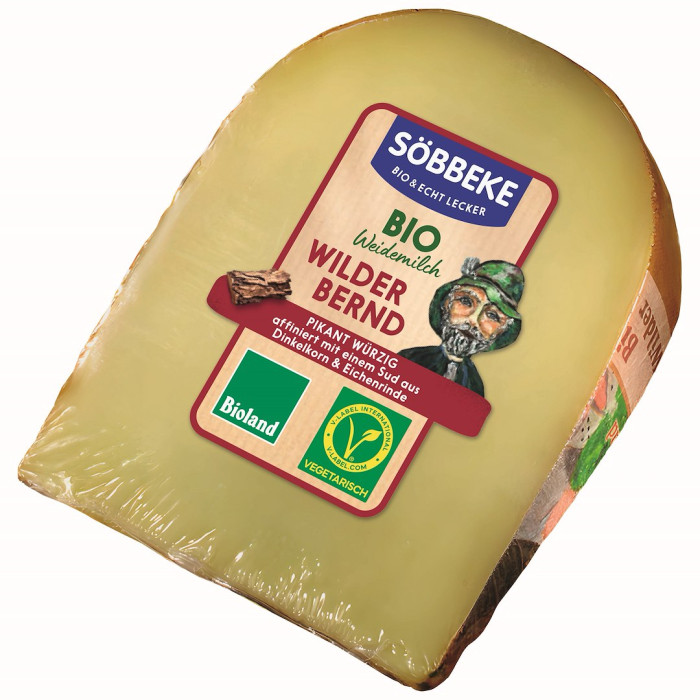 Ser żółty dojrzewający wilder bernd BIO 150 g - SOBBEKE