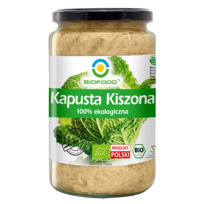 Kapusta kiszona bezglutenowa BIO 700 g (500 g) - BIO FOOD