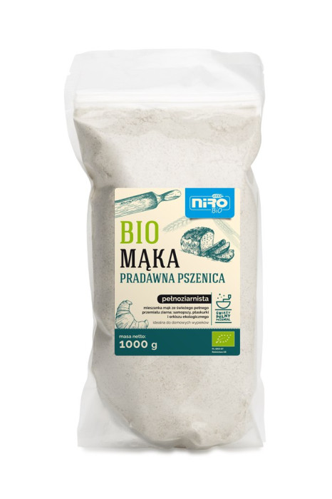 Mąka pradawna razowa BIO 1 kg - NIRO