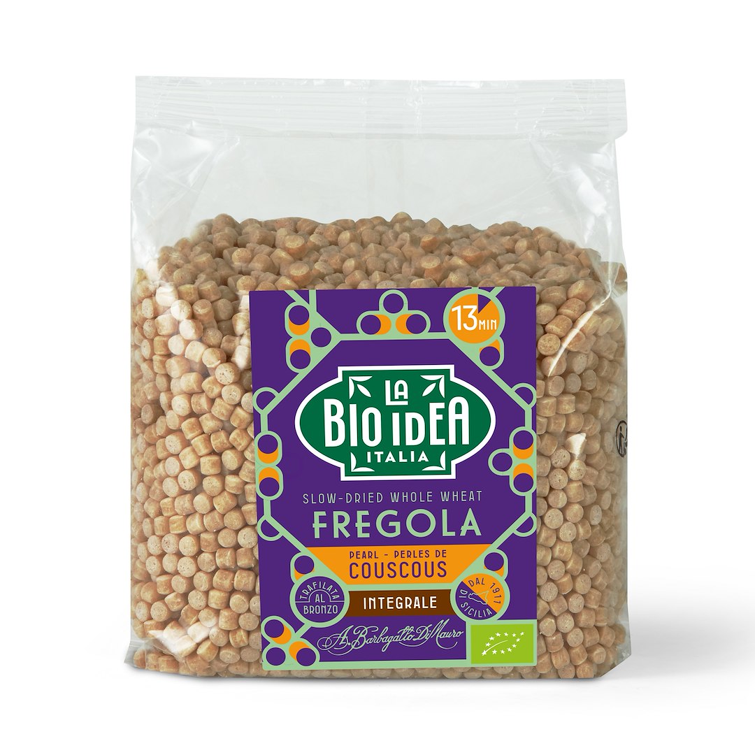 Kasza kuskus perłowy razowy fregola BIO 400 g - LA BIO IDEA