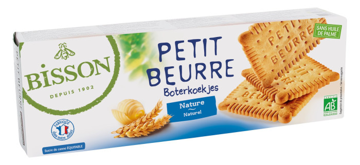 Herbatniki maślane petit beurre BIO 150 g - BISSON
