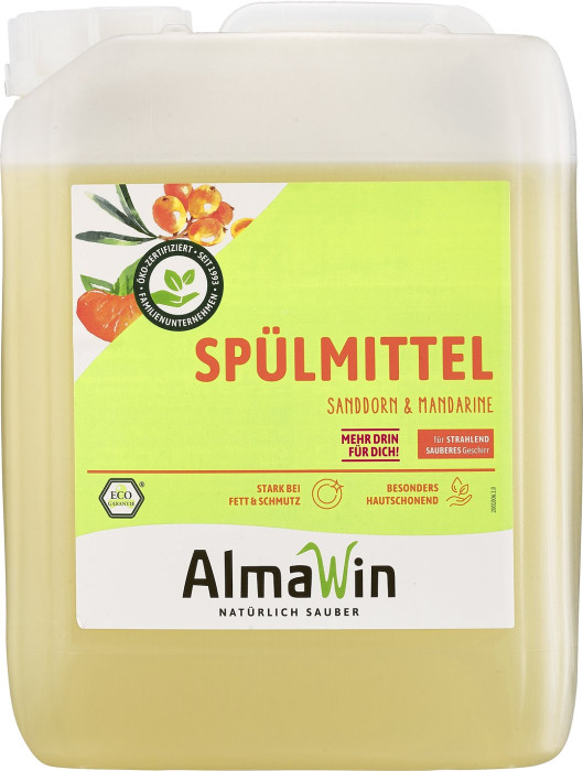 Płyn do mycia naczyń rokitnikowo - MANDARYNKOWY (KONCENTRAT) ECO 5 L - ALMAWIN