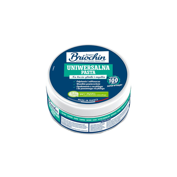 Pasta uniwersalna na bazie glinki i mydła eco 300 g - BRIOCHIN