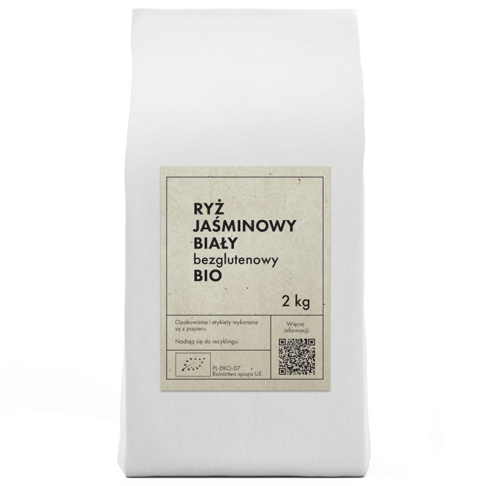 Ryż jaśminowy biały bezglutenowy BIO 2 kg - THE PLANET
