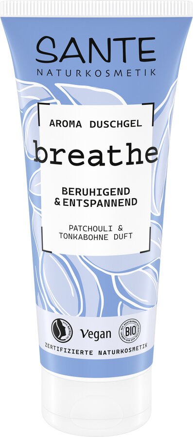 Żel pod prysznic breathe paczula i fasola tonka eco 200 ml - SANTE
