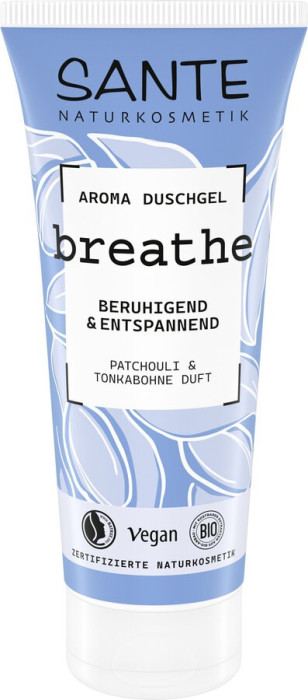 Żel pod prysznic breathe paczula i fasola tonka eco 200 ml - SANTE