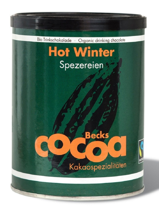 Czekolada do picia hot winter fair trade bezglutenowa BIO 250 g - BECKS COCOA