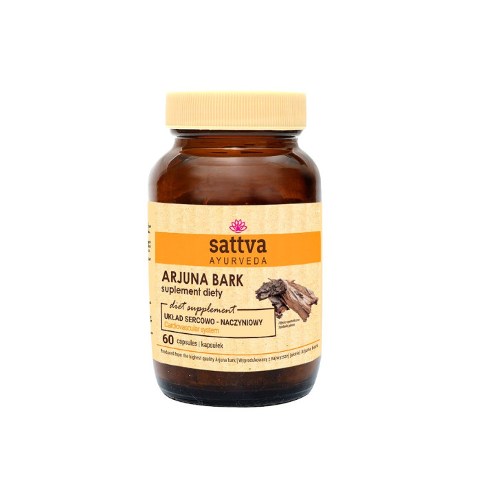 Arjuna bark ekstrakt (450 mg) 60 kapsułek - SATTVA (FOODS)