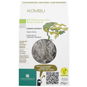 Algi morskie suszone - kombu BIO 25 g - PORTO MUINOS