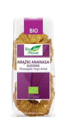 Ananas suszony krążki BIO 100 g - BIO PLANET