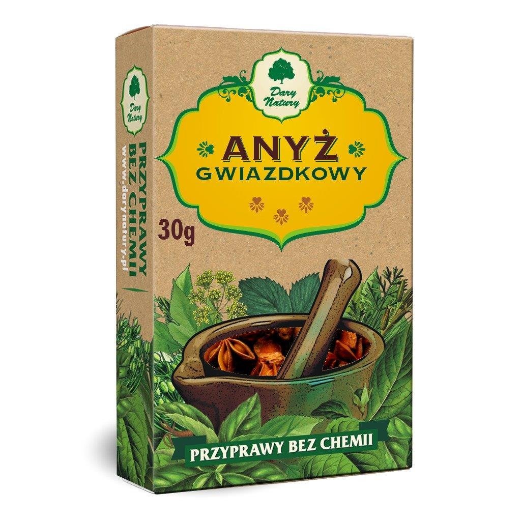 Anyż gwiazdkowy 30 g - DARY NATURY