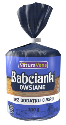 Babcianki owsiane bez dodatku cukrów 100 g - NATURAVENA