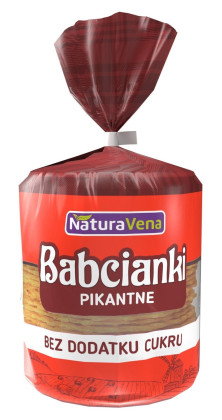 Babcianki pikantne bez dodatku cukrów 110 g - NATURAVENA