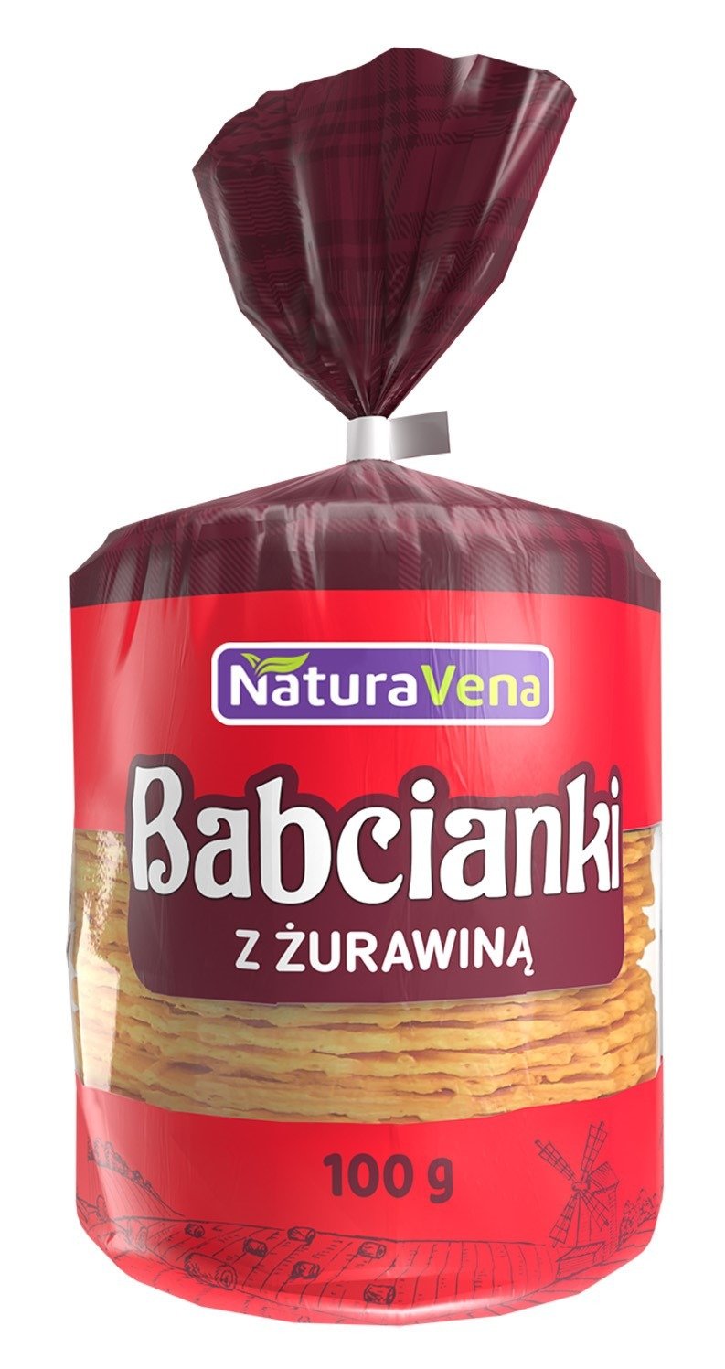 Babcianki z żurawiną 100 g - NATURAVENA