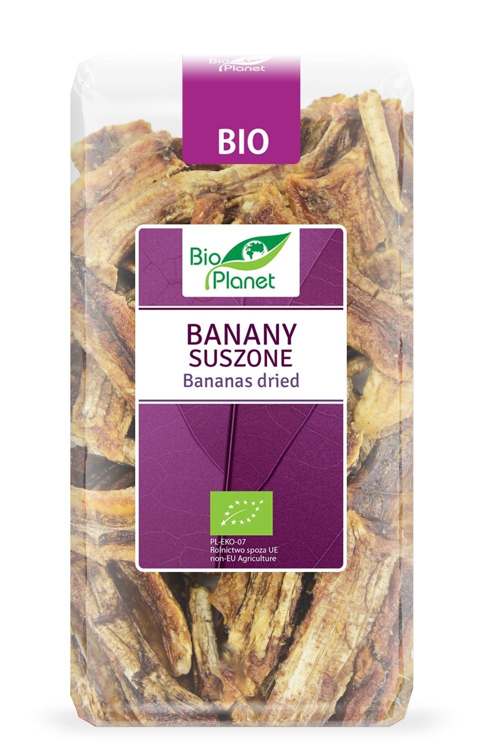 Banany suszone BIO 400 g - BIO PLANET