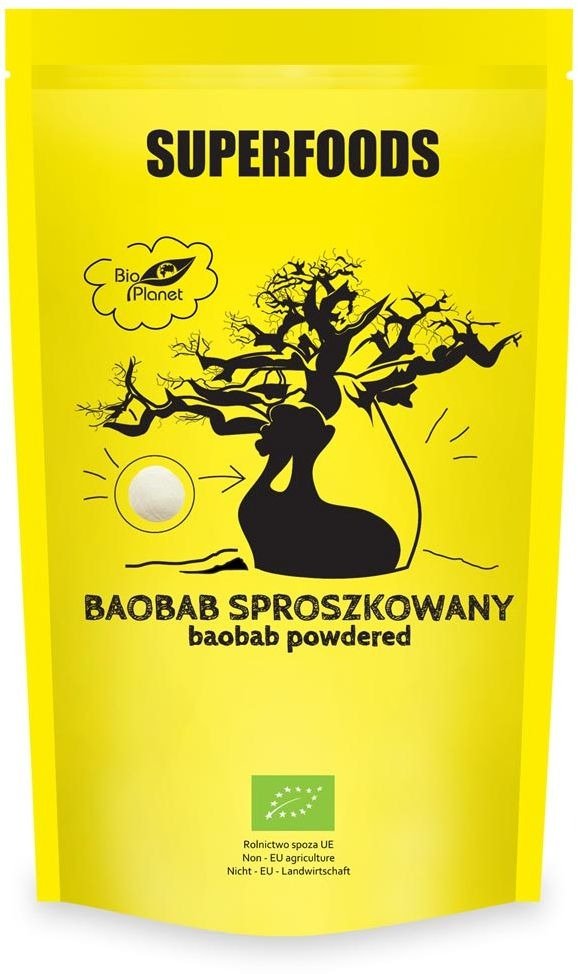 Baobab sproszkowany BIO 150 g - BIO PLANET SUPERFOODS