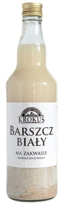Barszcz biały na zakwasie niepasteryzowany 480 ml - KROKUS