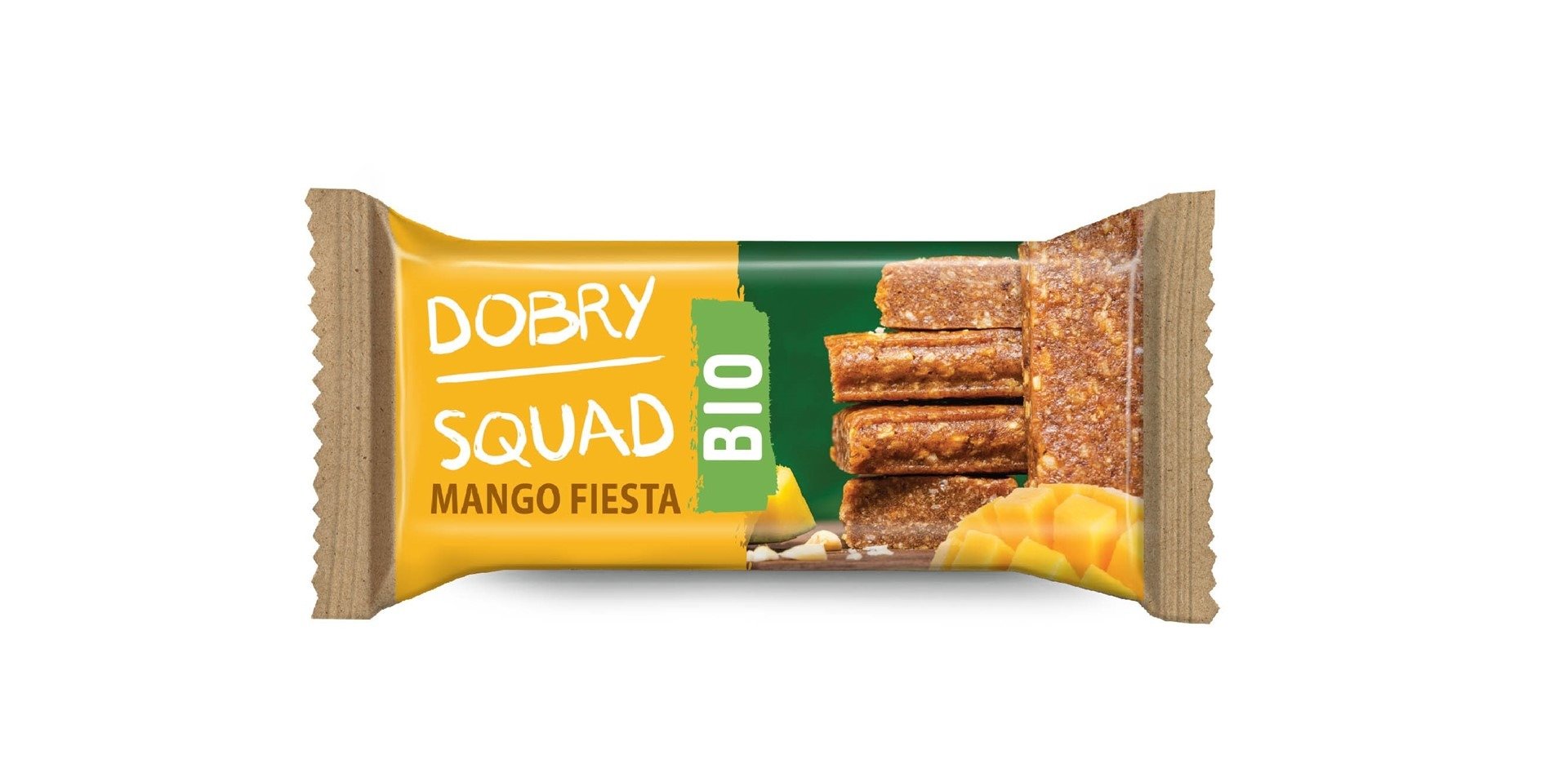 Baton daktylowy z mango (mango fiesta) bez dodatku cukru BIO 30 g - DOBRY SQUAD
