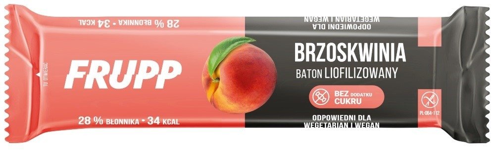 Baton liofilizowany brzoskwiniowy bezglutenowy 10 g - CELIKO (FRUPP)