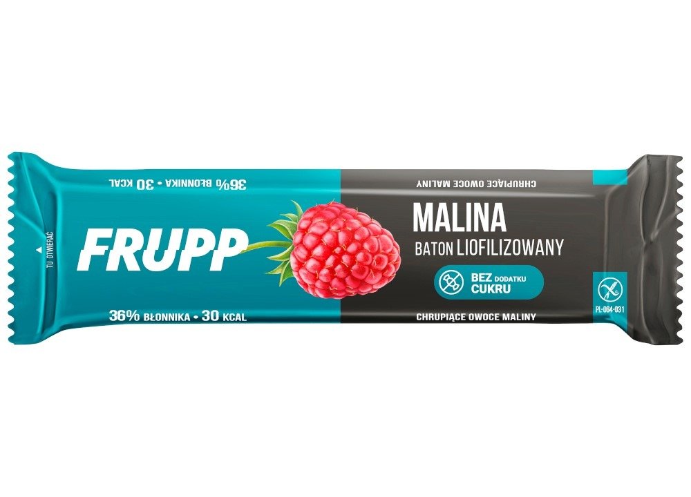Baton liofilizowany malinowy bezglutenowy 10 g - CELIKO (FRUPP)
