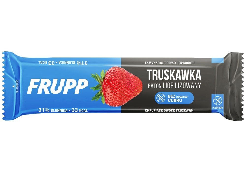 Baton liofilizowany truskawkowy bezglutenowy 10 g - CELIKO (FRUPP)